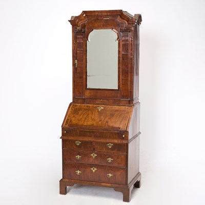 Lot 427 - George I Walnut Bureau Cabinet
