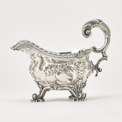 Lot 106 - William IV Sterling Silver Sauceboat