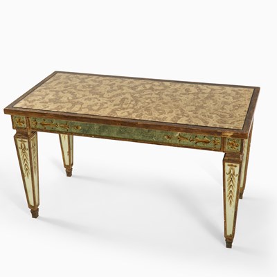 Lot 297 - Venetian Eglomise Mirrored Low Table