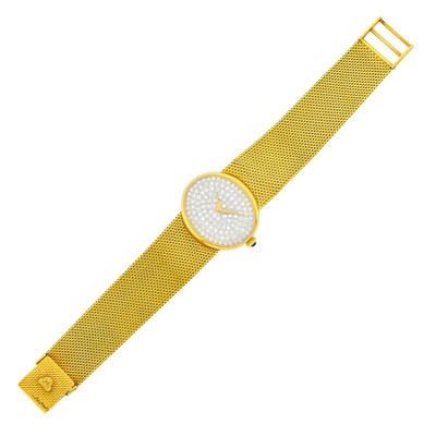 Lot 39 - Baume & Mercier Two-Color Gold and Diamond Wristwatch