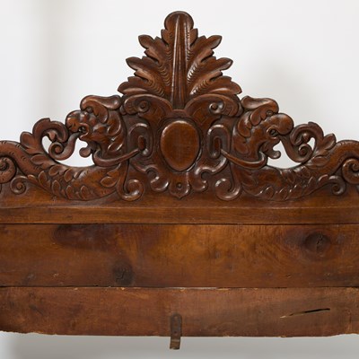 Lot 180 - Italian Baroque Style Carved Walnut Four Poster Bedstead