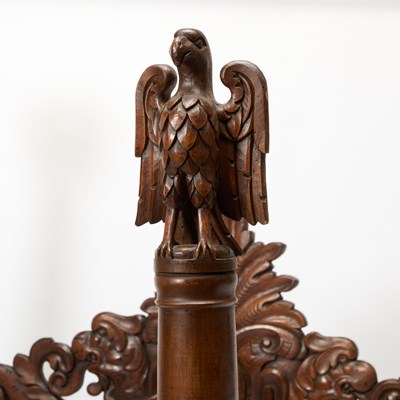 Lot 180 - Italian Baroque Style Carved Walnut Four Poster Bedstead