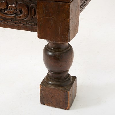 Lot 180 - Italian Baroque Style Carved Walnut Four Poster Bedstead