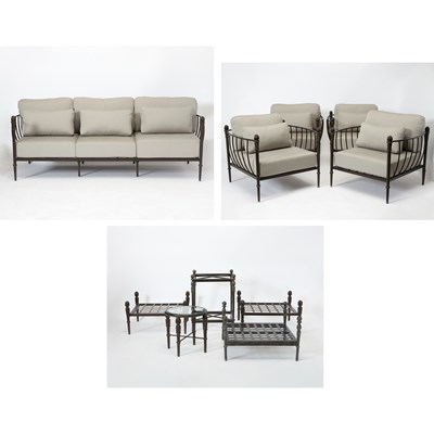 Lot 131 - Group of Metal Outdoor Furniture