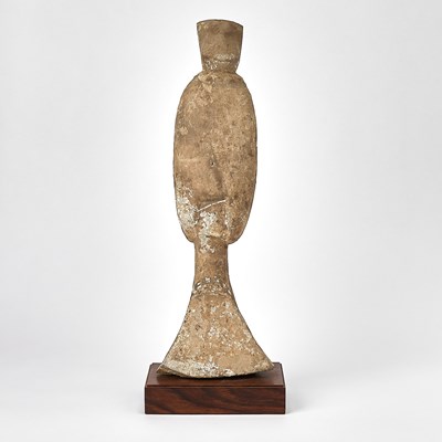 Lot 70 - A Chinese Pottery Figure of an Attendant