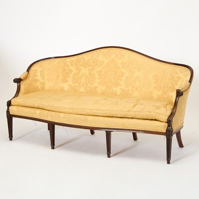 Lot 462 - George III Style Mahogany Sofa