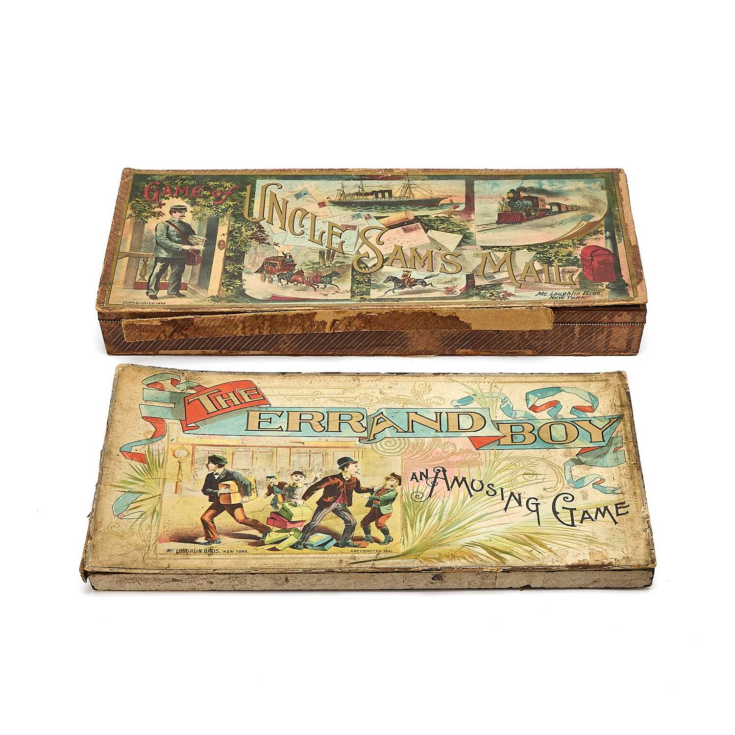 Lot 309 - Two board games from the McLoughlin Bros.
