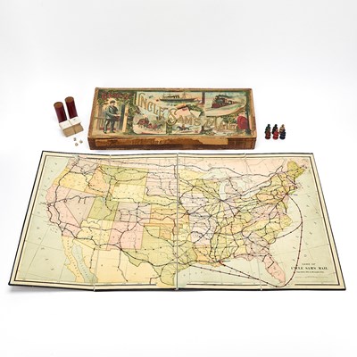 Lot 309 - Two board games from the McLoughlin Bros.