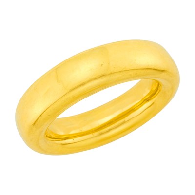 Lot 144 - Tiffany & Co., Elsa Peretti Gold 'Doughnut' Bangle Bracelet