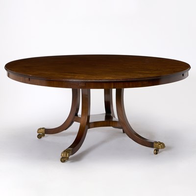 Lot 536 - Regency Style Walnut Dining Table