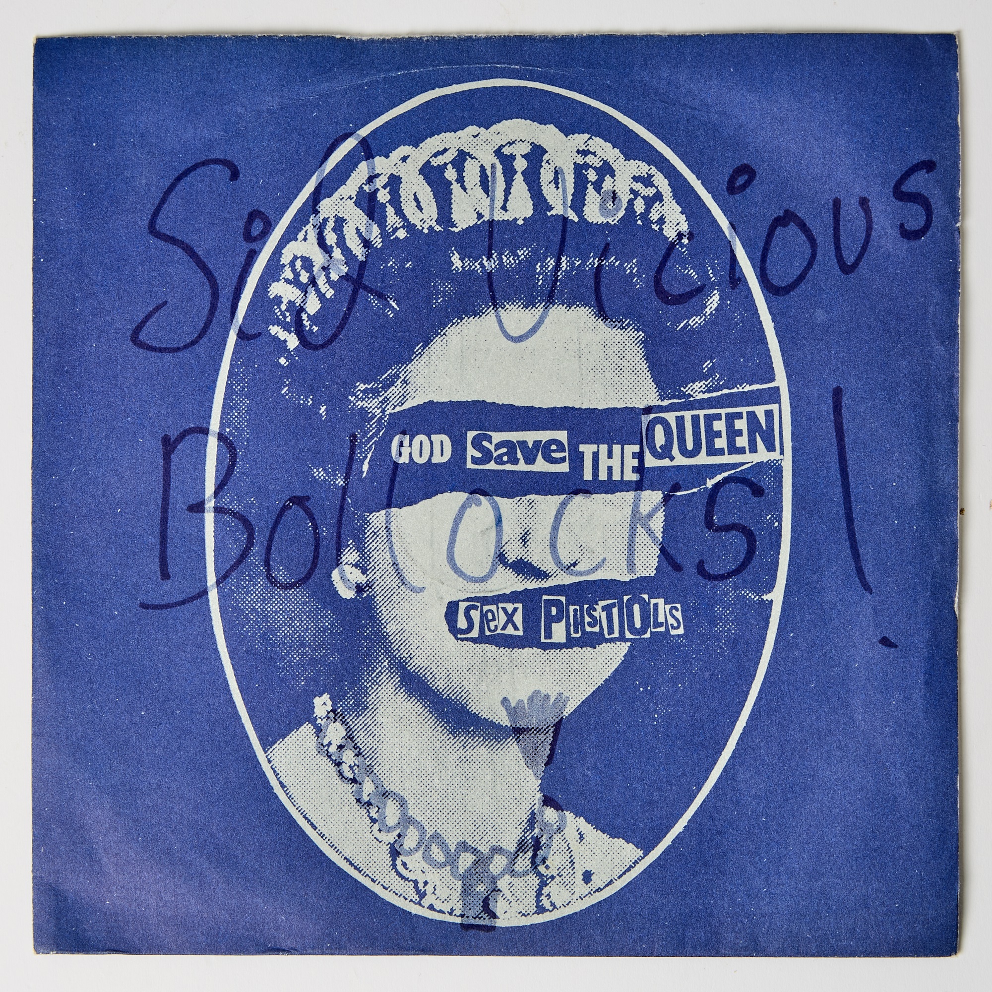 Lot 15 - God Save the Queen inscribed by Sid Vicious!