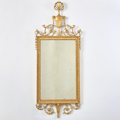 Lot 439 - Late George III Giltwood Mirror