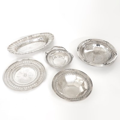 Lot 90 - Group of Five American Sterling Silver Table Articles