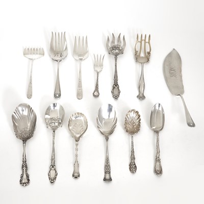 Lot 96 - Group of American Sterling Silver Flatware Serving Utensils