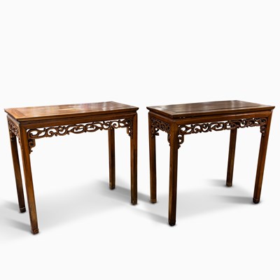 Lot 149 - Pair of Chinese Hardwood Tables