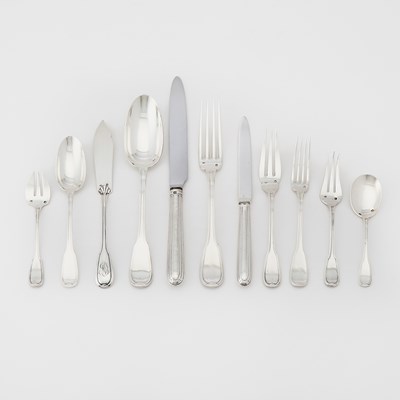 Lot 207 - French Silver Partial Flatware Service