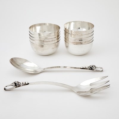 Lot 220 - Set of Ten Mexican Sterling Silver Bowls