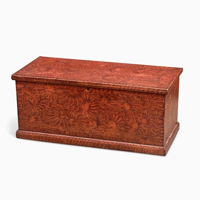 Lot 195 - Putty Painted Pine Blanket Chest