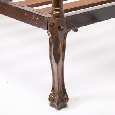 Lot 164 - Portuguese Rococo Carved Jacaranda Four-Post Bedstead