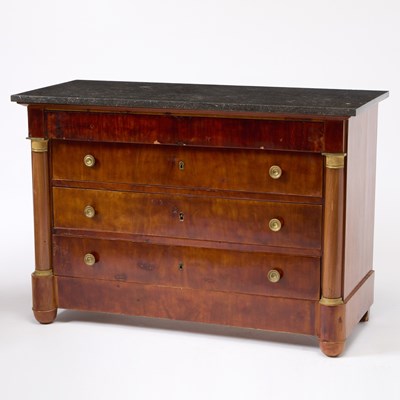Lot 238 - Empire Mahogany Chest of Drawers