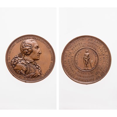 Lot 6 - 1805 Eccleston Medal, Baker 85, Musante GW-88. Bronze. Uncirculated Details.