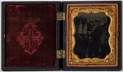 Lot 335 - Tintype of Sioux Chief Iron Tail