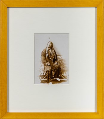 Lot 327 - An enticing photograph of Hunkpapa Lakota leader Gall.