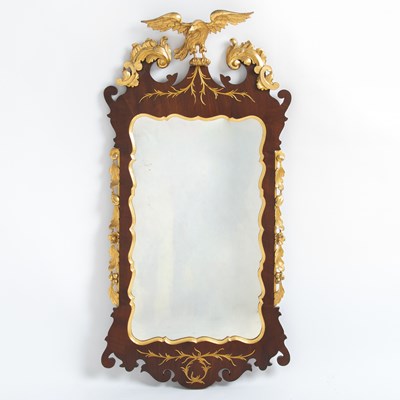 Lot 132 - George II Style Parcel Gilt Mahogany Mirror