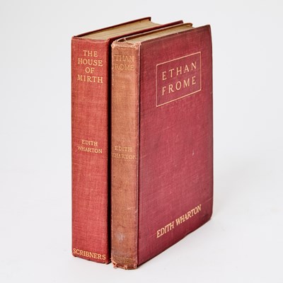 Lot 117 - Two first editions by Edith Wharton including The House of Mirth and Ethan Frome
