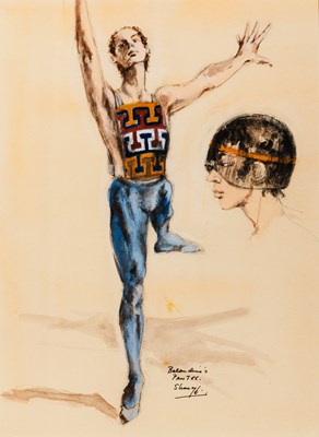 Lot 81 - An Irene Sharaff Costume Design for a Dancer