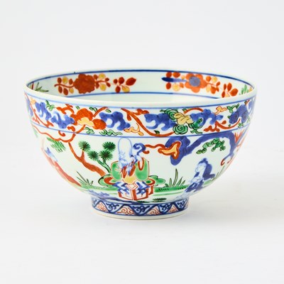 Lot 109 - A Chinese Ming-Style Wucai Porcelain Bowl