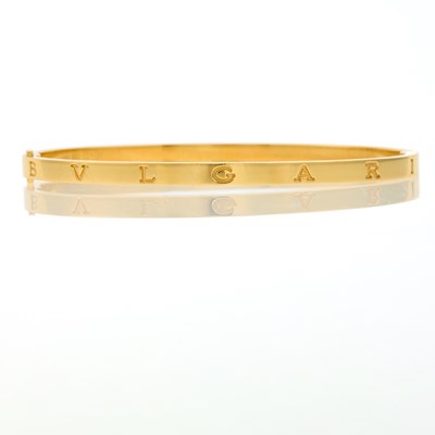 Lot 2002 - Bulgari Gold 'B.zero1' Bangle Bracelet