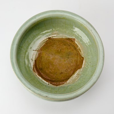 Lot 125 - A Large Chinese Longquan Celadon Tripod Censer