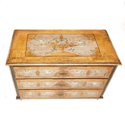 Lot 179 - Continental Neoclassical Painted Commode