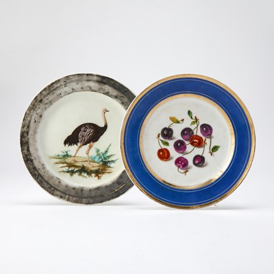 Lot 246 - Two Paris Porcelain Cabinet Plates