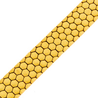Lot 151 - Wide Gold Bracelet