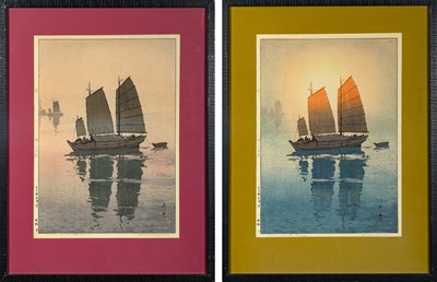 Lot 301 - A Companion Pair of Japanese Shin-Hanga Woodblock Prints