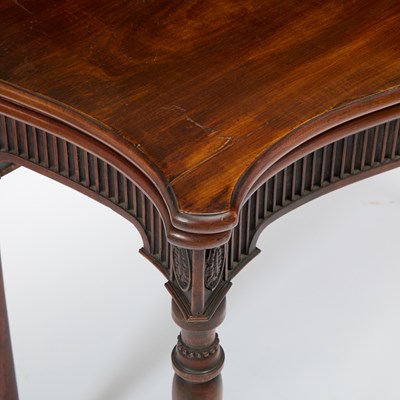 Lot 213 - Pair of George III Mahogany Game Tables