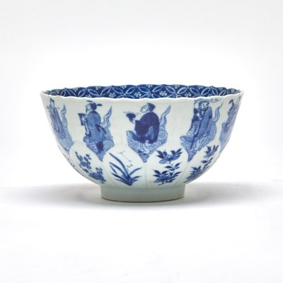 Lot 214 - A Chinese Blue and White Porcelain Bowl