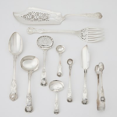 Lot 112 - Assembled English Sterling Silver Part Flatware Service