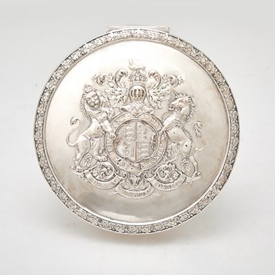 Lot 119 - Edward VII Silver Plated Seal Box
