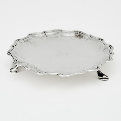 Lot 72 - George II Sterling Silver Waiter