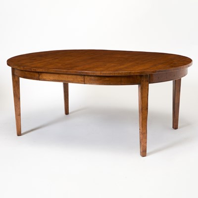 Lot 246 - French Provincial Style Walnut Circular Dining Table