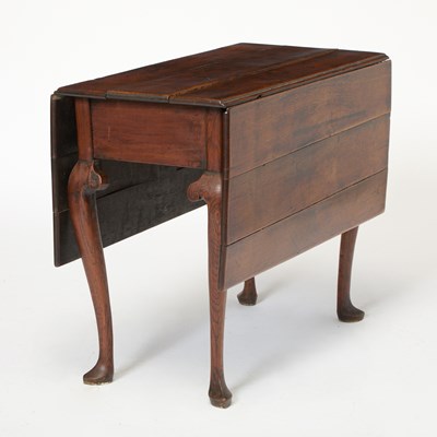 Lot 383 - George II Provincial Carved Oak Gate-Leg Table