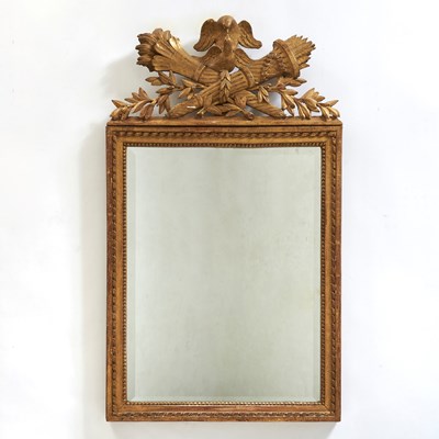 Lot 262 - Louis XVI Giltwood Mirror