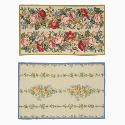 Lot 806 - Two Needlepoint Rugs