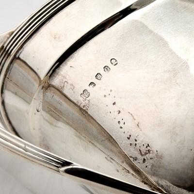 Lot 103 - Pair of George III Sterling Silver Covered Sugar Bowls