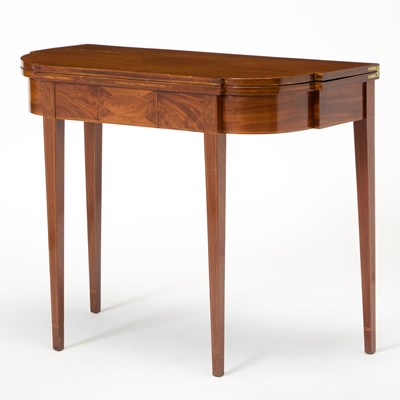 Lot 120 - Federal Inlaid Mahogany Card Table