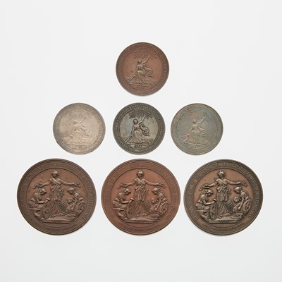 Lot 88 - United States. Group of Centennial Exposition Medals. Grades Vary.