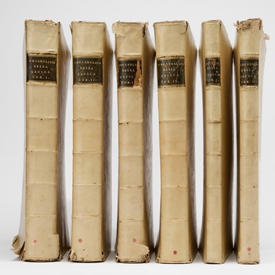 Lot 41 - The Naples edition of the Vocabolario Della Crusca